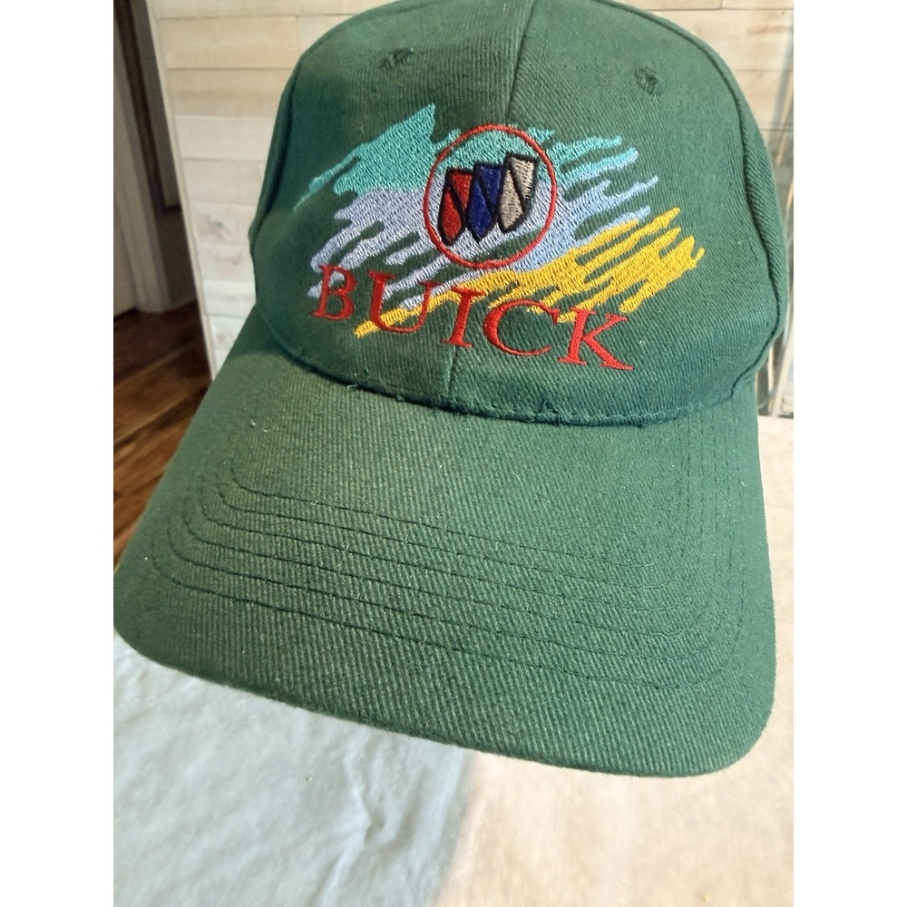 Vintage Embroidered Buick Color Splash 6 Panel  Adjustable Hat Fast Shipping
